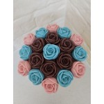 Розы из шоколада в коробке арт. 9